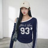 ラインオフショルダーTシャツ | non-hedge | 詳細画像6