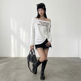 ロゴワンショルダーTシャツ | non-hedge  | 詳細画像2 
