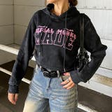 ブラック | ブリーチロゴ刺繍フードプルオーバー | non-hedge