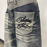 バックロゴ刺繍デニムワイドパンツ | non-hedge  | 詳細画像24 