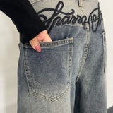 バックロゴ刺繍デニムワイドパンツ | non-hedge  | 詳細画像33 