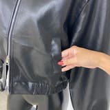 合成皮革ショートジャケット | non-hedge | 詳細画像30