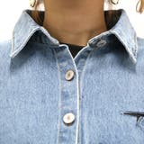 バックプリントダメージデニムシャツ レディース ファッション | non-hedge | 詳細画像14