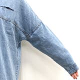 バックプリントダメージデニムシャツ レディース ファッション | non-hedge | 詳細画像17