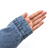 バックプリントダメージデニムシャツ レディース ファッション | non-hedge | 詳細画像18