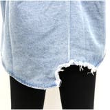 バックプリントダメージデニムシャツ レディース ファッション | non-hedge | 詳細画像20