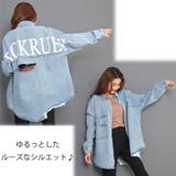バックプリントダメージデニムシャツ レディース ファッション | non-hedge | 詳細画像4