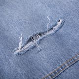 バックプリントダメージデニムシャツ レディース ファッション | non-hedge | 詳細画像24