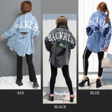バックプリントダメージデニムシャツ レディース ファッション | non-hedge | 詳細画像34
