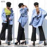 バックプリントダメージデニムシャツ レディース ファッション | non-hedge | 詳細画像37