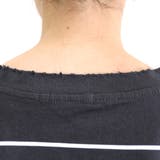 バックロゴダメージTシャツ レディース ファッション | non-hedge | 詳細画像13