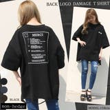 クロ | バックロゴダメージTシャツ レディース ファッション | non-hedge