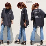 バックロゴダメージTシャツ レディース ファッション | non-hedge | 詳細画像33
