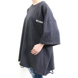 バックロゴダメージTシャツ レディース ファッション | non-hedge | 詳細画像9