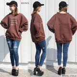裏起毛ロゴスエットプルオーバー レディース ファッション | non-hedge | 詳細画像34