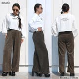 コーデュロイワイドパンツ レディース ファッション | non-hedge  | 詳細画像27