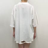 ダメージ転写プリントTシャツ レディース ファッション | non-hedge | 詳細画像11