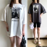 ダメージ転写プリントTシャツ レディース ファッション | non-hedge | 詳細画像2
