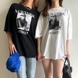 ダメージ転写プリントTシャツ レディース ファッション | non-hedge | 詳細画像4