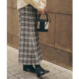 チェックマーメイドスカート 大きなチェック柄が目を惹くロングスカート ボトムス | titivate | 詳細画像7