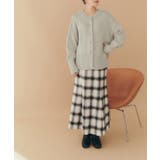 チェックマーメイドスカート 大きなチェック柄が目を惹くロングスカート ボトムス | titivate | 詳細画像12