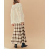 チェックマーメイドスカート 大きなチェック柄が目を惹くロングスカート ボトムス | titivate | 詳細画像15