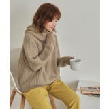 バラクラバニットトップスセット 今季トレンドのバラクラバラニット トップス | titivate | 詳細画像11