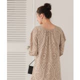 前後2way長袖コットンレースワンピース | titivate | 詳細画像4 