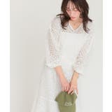 前後2way長袖コットンレースワンピース | titivate | 詳細画像6 