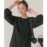 前後2way長袖コットンレースワンピース | titivate | 詳細画像8 