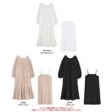 前後2way長袖コットンレースワンピース | titivate | 詳細画像11 