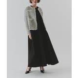 ドッキングボリュームスカートワンピース ニット レディース | titivate | 詳細画像8