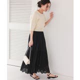 刺繍レースギャザースカート | titivate | 詳細画像15 