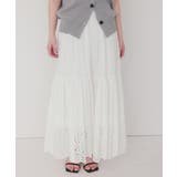 刺繍レースギャザースカート | titivate | 詳細画像2 