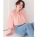 リボン付きAラインギャザーブラウス | titivate | 詳細画像2