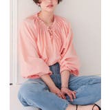 リボン付きAラインギャザーブラウス | titivate | 詳細画像5