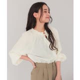 リボン付きAラインギャザーブラウス | titivate | 詳細画像8