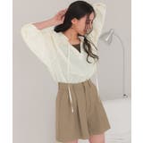 リボン付きAラインギャザーブラウス | titivate | 詳細画像10