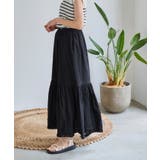 タックデザインギャザースカート 裾のフリルとティアードデザインが大人かわいい ボ… | titivate | 詳細画像16 