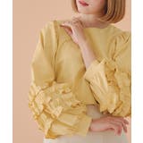 袖フリルデザインギャザーブラウス | titivate | 詳細画像2 