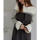 ボートネックベルスリーブニット | titivate | 詳細画像16 