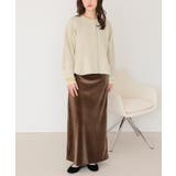 ペプラムデザインニットカーディガン | titivate | 詳細画像21