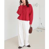 ペプラムデザインニットカーディガン | titivate | 詳細画像24