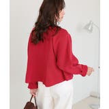 ペプラムデザインニットカーディガン | titivate | 詳細画像25