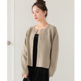 ペプラムデザインニットカーディガン | titivate | 詳細画像33