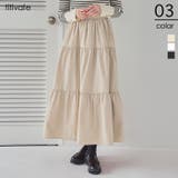 ナイロンティアードスカート | titivate | 詳細画像1 