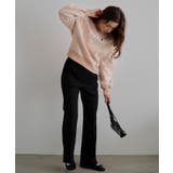 裏起毛ロゴプリントプルオーバー トップス レディース | titivate | 詳細画像9 