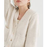 ポケット付きVネックニットカーディガン トップス レディース | titivate | 詳細画像24 