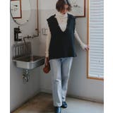 ハイウエストストレートデニムパンツ ボトムス レディース | titivate | 詳細画像20 