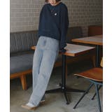 ハイウエストストレートデニムパンツ ボトムス レディース | titivate | 詳細画像24 